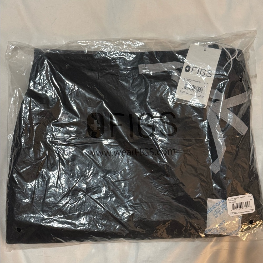 Figs Black Track Pants